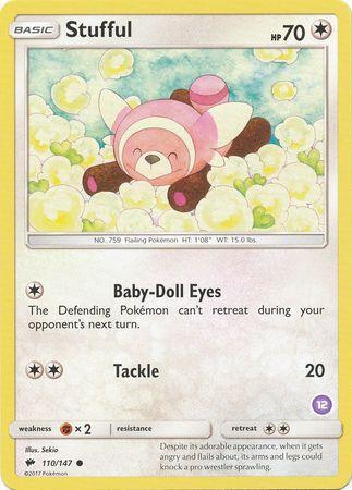 110, Colorless, Fighting[×2], Normal, Promo, Sun & Moon: Trainer Kit - Alolan Sandslash Stufful (110/147) (Deck Exclusive #12) [Sun & Moon: Trainer Kit - Alolan Sandslash] - Trading Card World