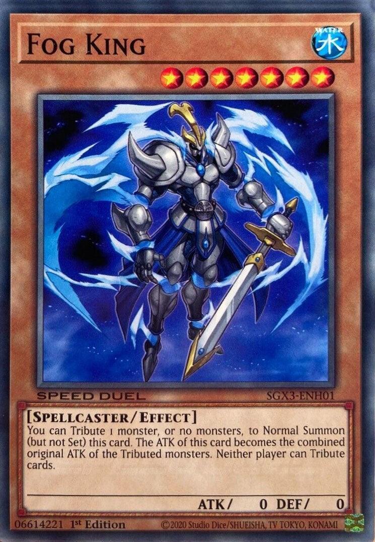 1st Edition, Common, Effect Monster, Speed Duel GX: Duelists of Shadows, Spellcaster, Water Fog King [SGX3-ENH01] Common - Trading Card World