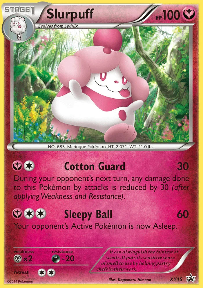 Darkness[-20], Fairy, Holofoil, Metal[×2], Promo, XY15, XY: Black Star Promos Slurpuff (XY15) [XY: Black Star Promos] - Trading Card World