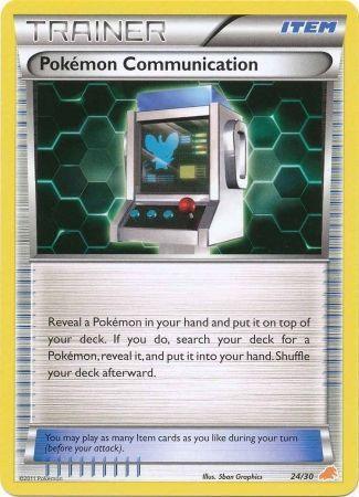 24, Black & White: Trainer Kit - Excadrill, Item, Normal, Promo Pokemon Communication (24/30) [Black & White: Trainer Kit - Excadrill] - Trading Card World