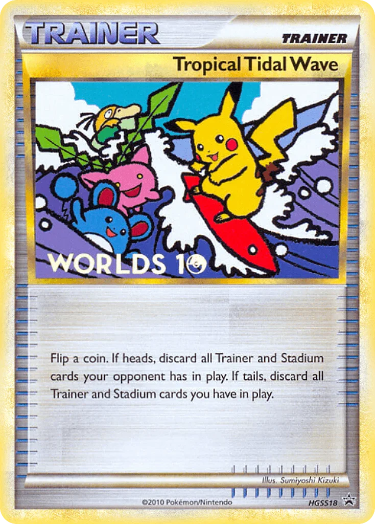 Black Star Promo, HeartGold & SoulSilver: Black Star Promos, HGSS18, Holofoil, Item Tropical Tidal Wave (HGSS18) [HeartGold & SoulSilver: Black Star Promos] - Trading Card World
