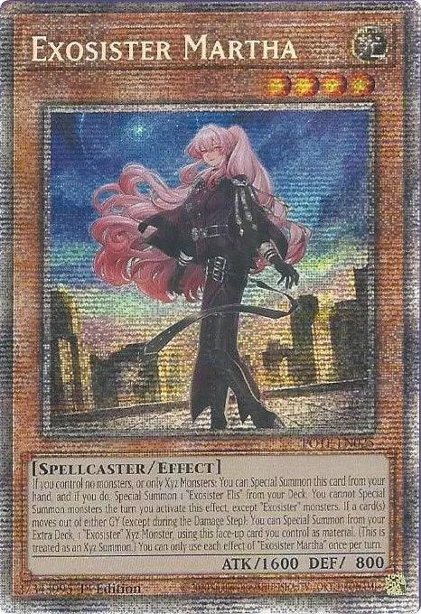 1st Edition, Effect Monster, Light, Power of the Elements, Spellcaster, Starlight Rare, Unlimited Exosister Martha [POTE-EN025] Starlight Rare - Trading Card World