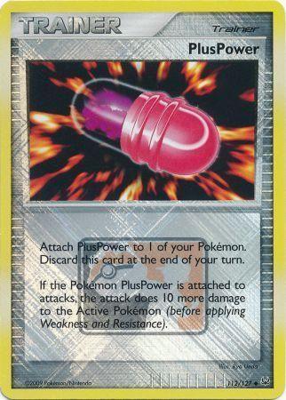 112, Platinum: Base Set, Promo, Reverse Holofoil, Trainer PlusPower (112/127) (League Promo) [Platinum: Base Set] - Trading Card World