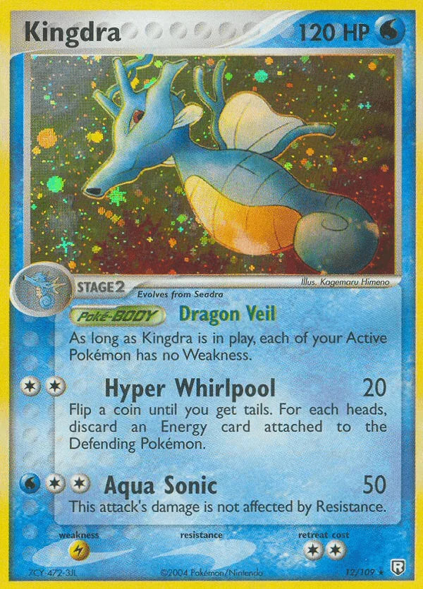 12, EX: Team Rocket Returns, Holo Rare, Holofoil, Lightning[×2], Water Kingdra (12/109) [EX: Team Rocket Returns] - Trading Card World