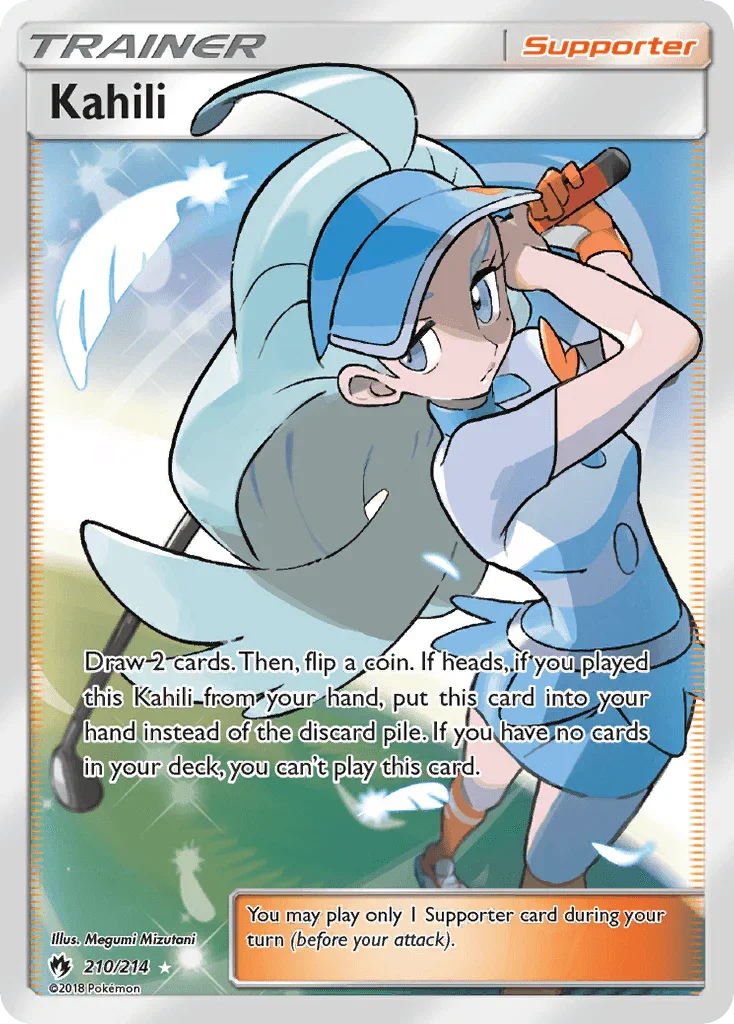 210, Holofoil, Sun & Moon: Lost Thunder, Supporter, Ultra Rare Kahili (210/214) [Sun & Moon: Lost Thunder] - Trading Card World