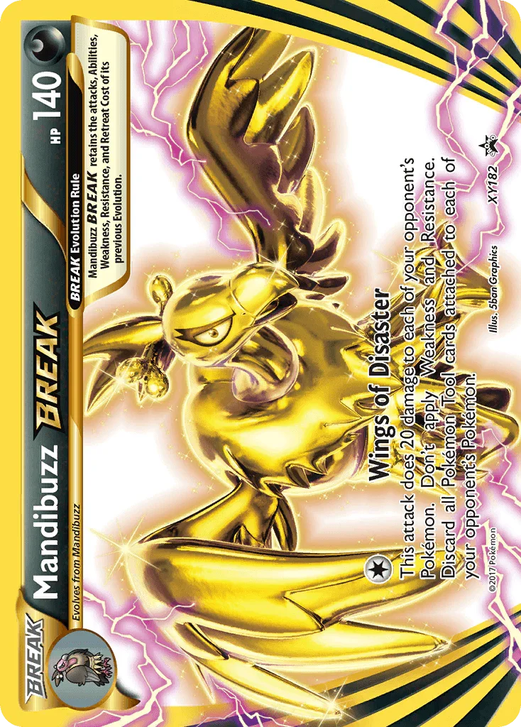 Darkness, Holofoil, Promo, XY182, XY: Black Star Promos Mandibuzz BREAK (XY182) [XY: Black Star Promos] - Trading Card World