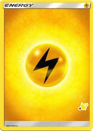 Battle Academy 2020, Lightning, Normal, Promo Lightning Energy (Pikachu Stamp #12) [Battle Academy 2020] - Trading Card World