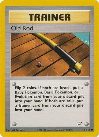 64, Common, Item, Neo Revelation Unlimited, Normal Old Rod (64/64) [Neo Revelation Unlimited] - Trading Card World