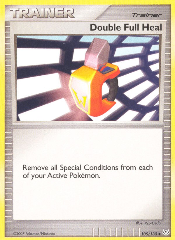 105, Diamond & Pearl: Base Set, Item, Normal, Reverse Holofoil, Uncommon Double Full Heal (105/130) [Diamond & Pearl: Base Set] - Trading Card World