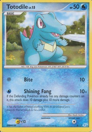 Diamond & Pearl: Trainer Kit - Manaphy, Lightning[+10], Normal, Promo, Water Totodile (8/12) [Diamond & Pearl: Trainer Kit - Manaphy] - Trading Card World