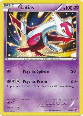 14, Normal, Promo, Psychic, Psychic[×2], XY: Trainer Kit 2 - Latias Latias (14/30) [XY: Trainer Kit 2 - Latias] - Trading Card World