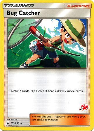 189, Battle Academy 2020, Normal, Promo, Supporter Bug Catcher (189/236) (Charizard Stamp #47) [Battle Academy 2020] - Trading Card World