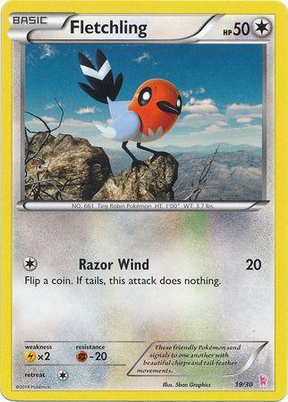 19, Colorless, Fighting[-20], Lightning[×2], Normal, Promo, XY: Trainer Kit - Sylveon Fletchling (19/30) [XY: Trainer Kit - Sylveon] - Trading Card World