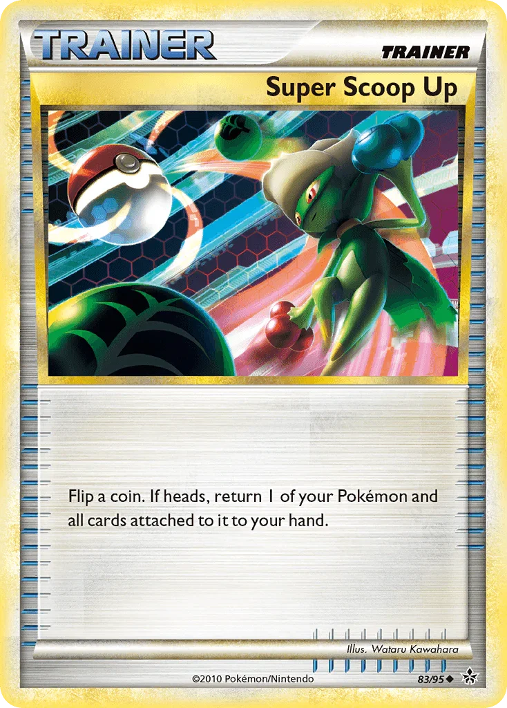 83, HeartGold & SoulSilver: Unleashed, Item, Normal, Reverse Holofoil, Uncommon Super Scoop Up (83/95) [HeartGold & SoulSilver: Unleashed] - Trading Card World