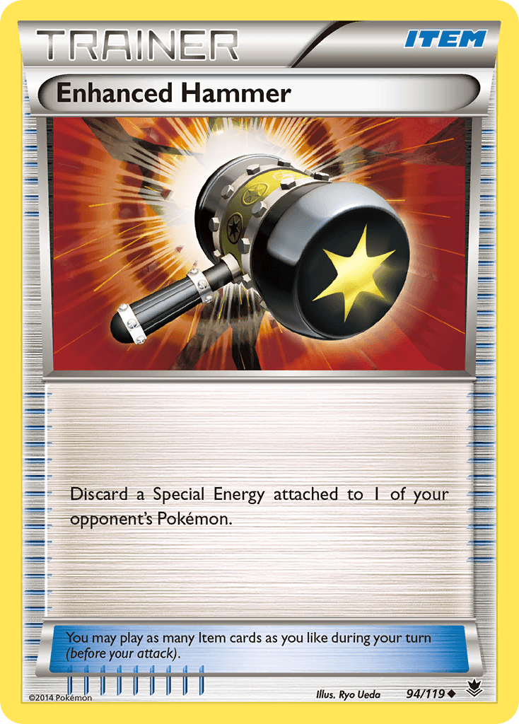 94, Item, Normal, Reverse Holofoil, Uncommon, XY: Phantom Forces Enhanced Hammer (94/119) [XY: Phantom Forces] - Trading Card World