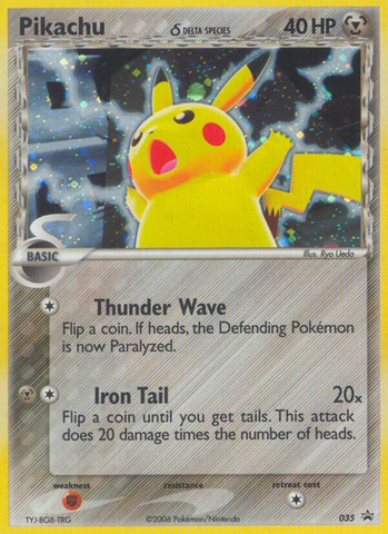 Pikachu (035) (Delta Species) [Nintendo: Black Star Promos]