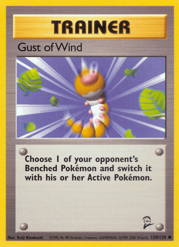 120, Base Set 2, Common, Normal, Trainer Gust of Wind (120/130) [Base Set 2] - Trading Card World
