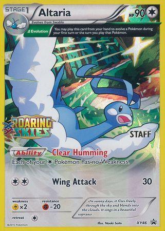 Colorless, Fighting[-20], Holofoil, Lightning[×2], Promo, XY46, XY: Black Star Promos Altaria (XY46) (Staff) [XY: Black Star Promos] - Trading Card World