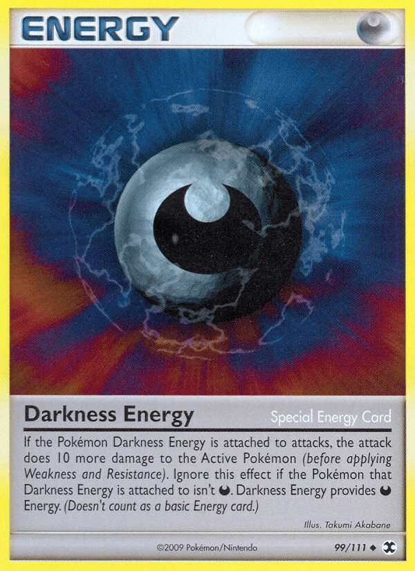 99, Darkness, Normal, Platinum: Rising Rivals, Reverse Holofoil, Uncommon Darkness Energy (99/111) [Platinum: Rising Rivals] - Trading Card World