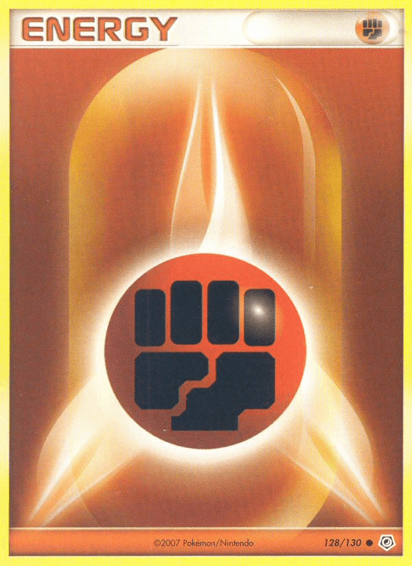 128, Common, Diamond & Pearl: Base Set, Fighting, Normal Fighting Energy (128/130) [Diamond & Pearl: Base Set] - Trading Card World