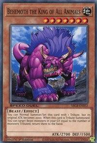 1st Edition, Beast, Common, Earth, Effect Monster, Speed Duel: Battle City Box Behemoth the King of All Animals [SBCB-EN052] Common - Trading Card World