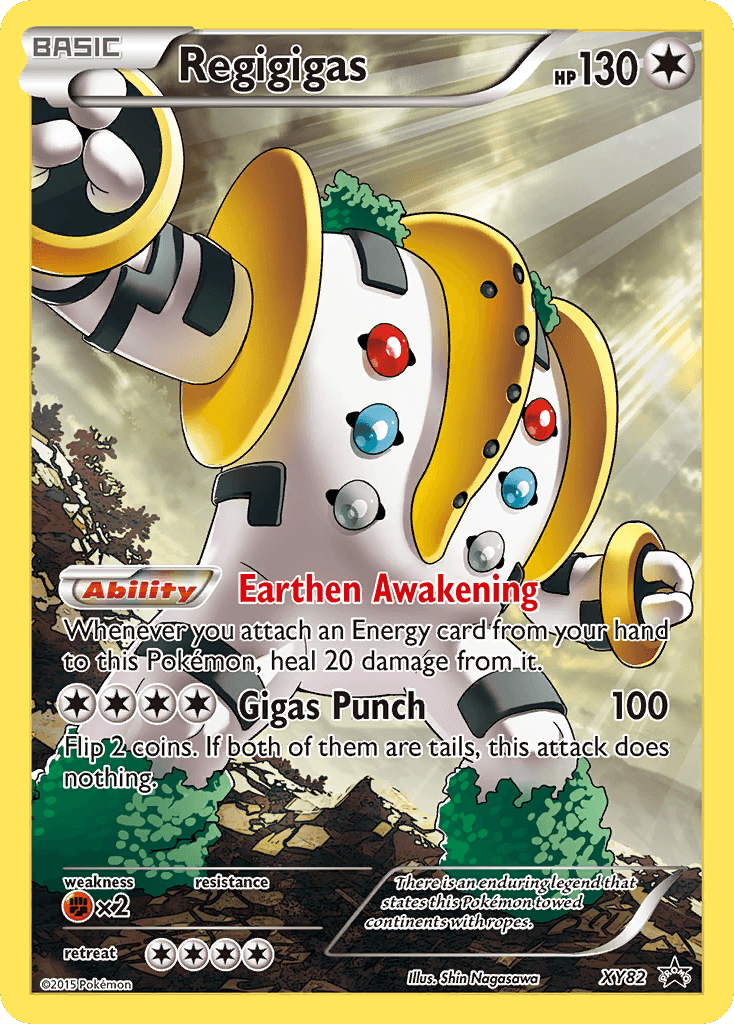 Colorless, Fighting[×2], Holofoil, Promo, XY82, XY: Black Star Promos Regigigas (XY82) [XY: Black Star Promos] - Trading Card World