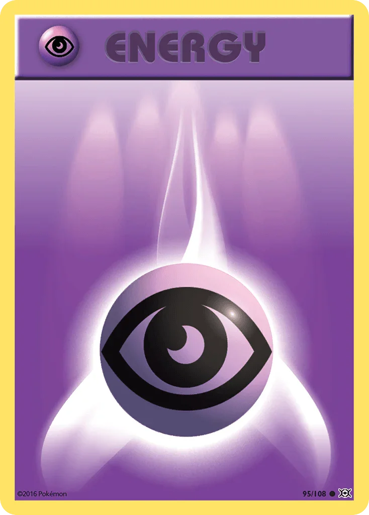 95, Basic Psychic Energy, Common, Normal, Reverse Holofoil, XY: Evolutions Psychic Energy (95/108) [XY: Evolutions] - Trading Card World