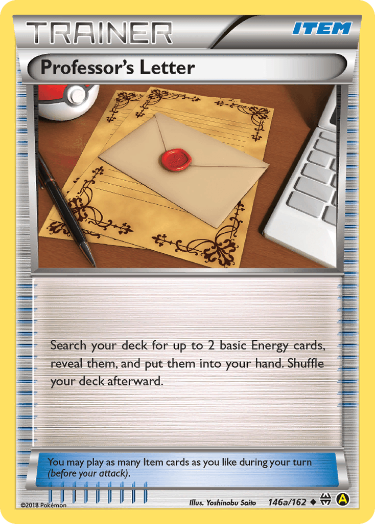 146a, Alternate Art Promos, Holofoil, Item, Promo Professor's Letter (146a/162) [Alternate Art Promos] - Trading Card World