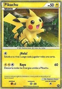 Fighting [x2], Holofoil, Lightning, Metal [-20], Pikachu World Collection Promos, Promo, PW4 Pikachu (PW4) (Spanish) [Pikachu World Collection Promos] - Trading Card World