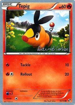 15, Common, Fire, Normal, Water[×2], World Championships 2011 Tepig (15/114) (Twinboar - David Cohen) [World Championships 2011] - Trading Card World