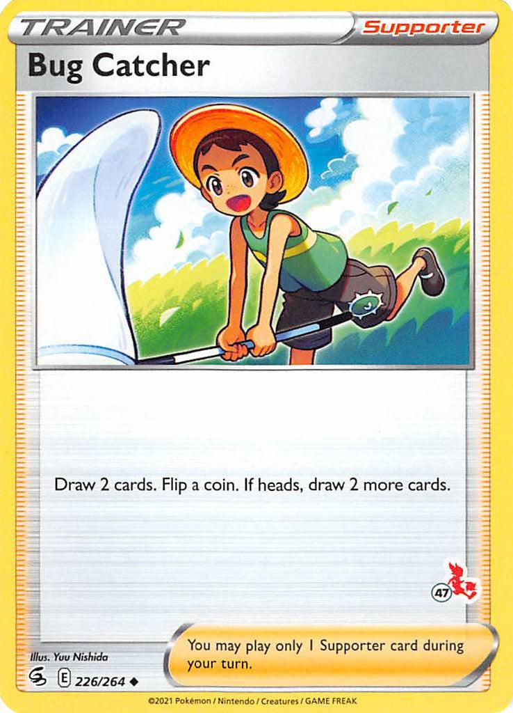 226, Battle Academy 2022, Normal, Supporter, Uncommon Bug Catcher (226/264) (Cinderace Stamp #47) [Battle Academy 2022] - Trading Card World