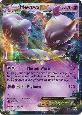 61, Holofoil, Promo, Psychic, Psychic[x2], XY: BREAKthrough Mewtwo EX (61/162) (Jumbo Card) [XY: BREAKthrough] - Trading Card World
