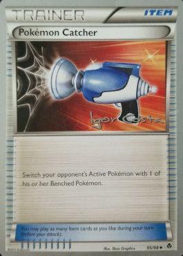 95, Item, Normal, Uncommon, World Championships 2012 Pokemon Catcher (95/98) (Pesadelo Prism - Igor Costa) [World Championships 2012] - Trading Card World