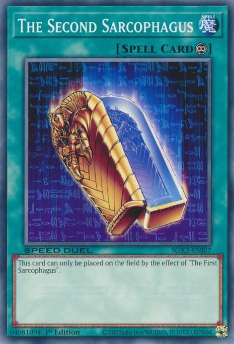 1st Edition, Common, Continuous Spell, Speed Duel GX: Duelists of Shadows, Spell The Second Sarcophagus [SGX3-ENI07] Common - Trading Card World