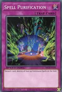 1st Edition, Common, Normal Trap, Speed Duel: Battle City Box, Trap Spell Purification [SBCB-EN196] Common - Trading Card World