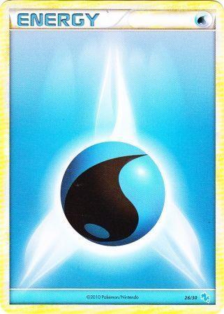 26, HeartGold & SoulSilver: Trainer Kit - Gyarados, Normal, Promo, Water Water Energy (26/30) [HeartGold & SoulSilver: Trainer Kit - Gyarados] - Trading Card World