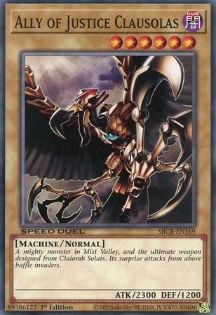 1st Edition, Common, Dark, Machine, Normal Monster, Speed Duel: Battle City Box Ally of Justice Clausolas [SBCB-EN169] Common - Trading Card World