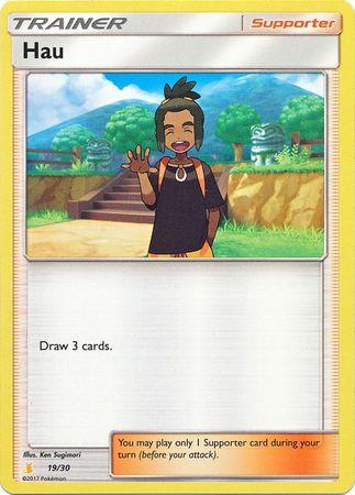 19, Normal, Promo, Sun & Moon: Trainer Kit - Alolan Raichu, Supporter Hau (19/30) [Sun & Moon: Trainer Kit - Alolan Raichu] - Trading Card World