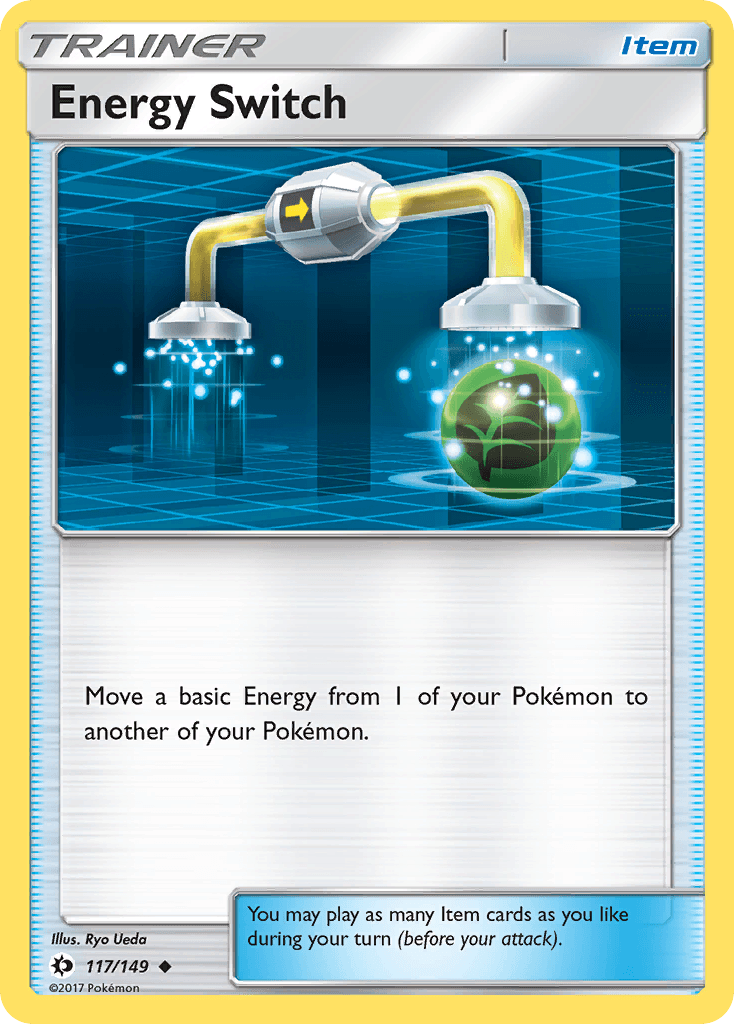 117, Item, Normal, Reverse Holofoil, Sun & Moon: Base Set, Uncommon Energy Switch (117/149) [Sun & Moon: Base Set] - Trading Card World