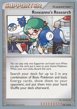 125, Normal, Supporter, Uncommon, World Championships 2008 Roseanne's Research (125/132) (Bliss Control - Paul Atanassov) [World Championships 2008] - Trading Card World