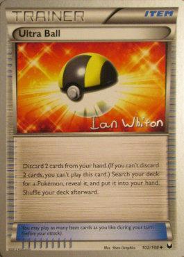 102, Item, Normal, Uncommon, World Championships 2013 Ultra Ball (102/108) (American Gothic - Ian Whiton) [World Championships 2013] - Trading Card World