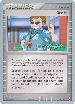 81, Normal, Supporter, Uncommon, World Championships 2007 Scott (81/108) (Rambolt - Jeremy Scharff-Kim) [World Championships 2007] - Trading Card World