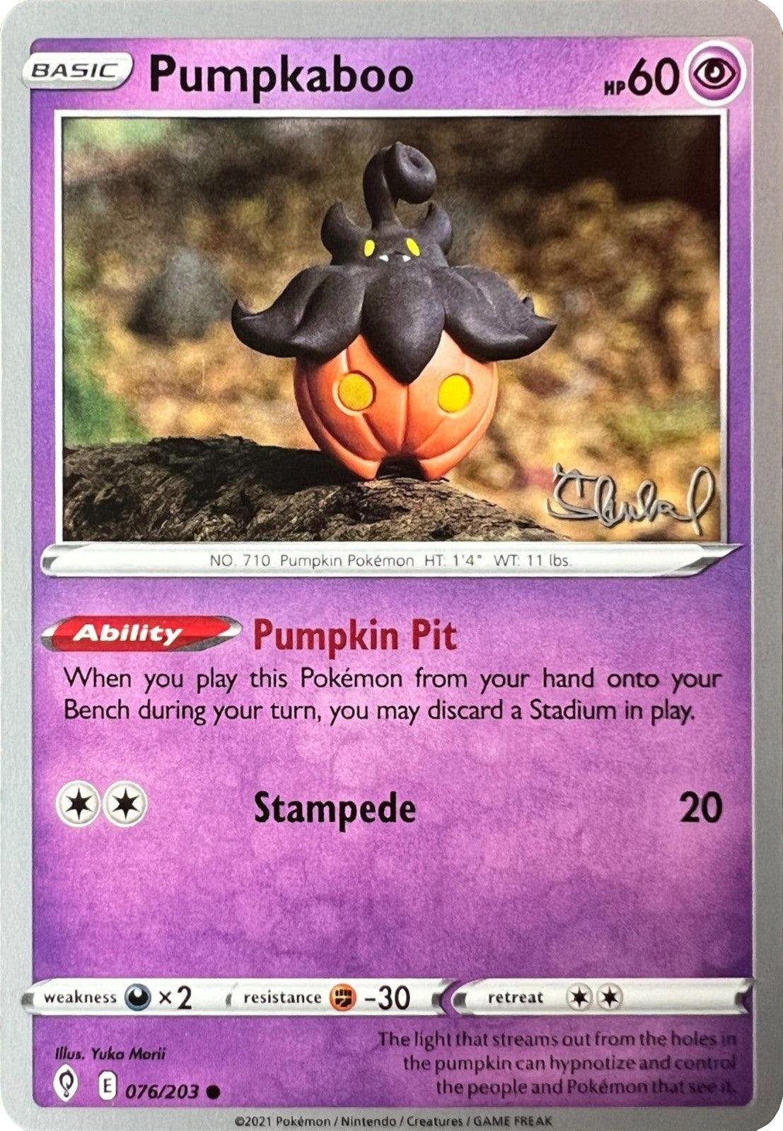 076, Common, Darkness [x2], Fighting [-30], Normal, Psychic, World Championships 2022 Pumpkaboo (076/203) (ADP - Ondrej Skubal) [World Championships 2022] - Trading Card World