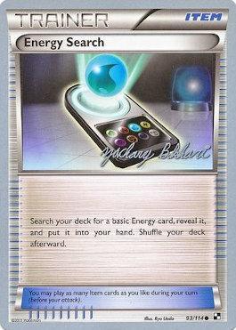 93, Common, Item, Normal, World Championships 2012 Energy Search (93/114) (CMT - Zachary Bokhari) [World Championships 2012] - Trading Card World