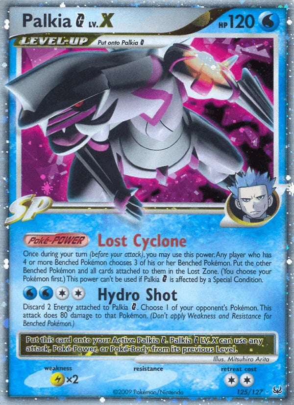 125, Holofoil, Lightning[×2], Platinum: Base Set, Ultra Rare, Water Palkia G LV.X (125/127) [Platinum: Base Set] - Trading Card World