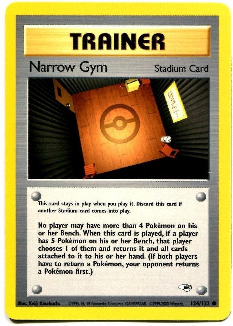 124, Common, Gym Heroes Unlimited, Normal, Stadium Narrow Gym (124/132) [Gym Heroes Unlimited] - Trading Card World
