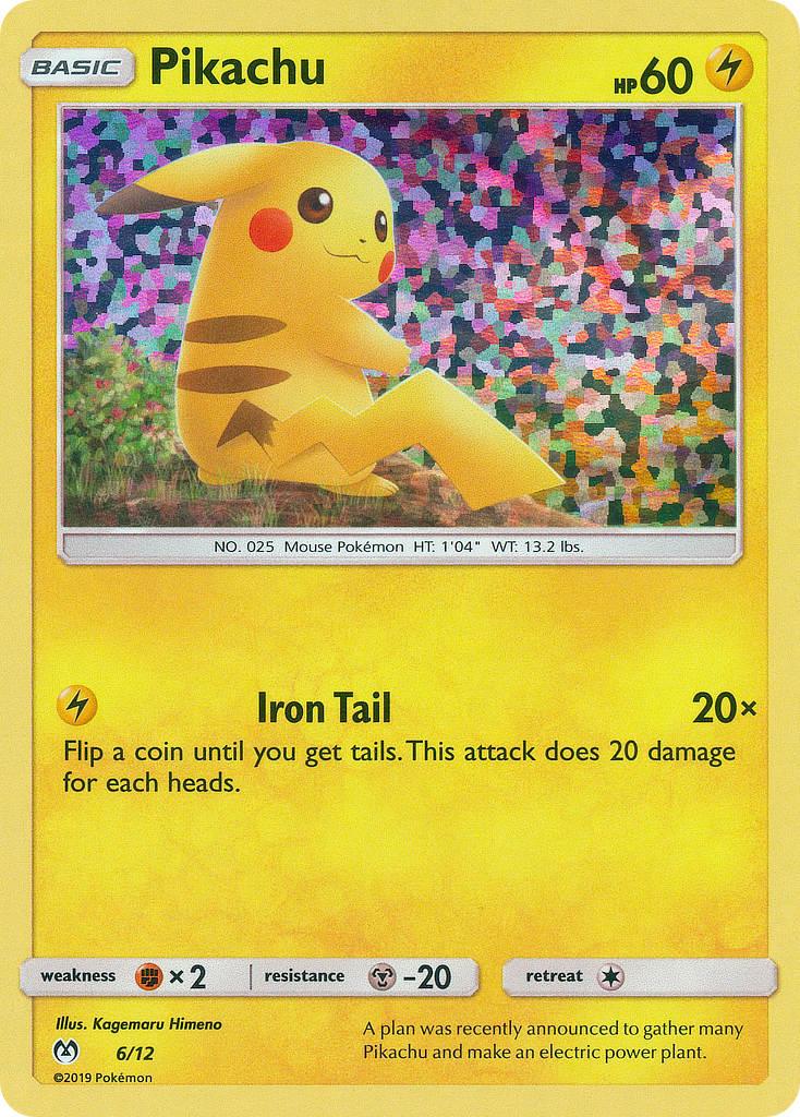 Fighting[×2], Holofoil, Lightning, McDonald's Promos: 2019 Collection, Metal[-20], Promo Pikachu (6/12) [McDonald's Promos: 2019 Collection] - Trading Card World