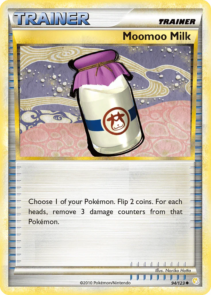 94, HeartGold & SoulSilver: Base Set, Item, Normal, Reverse Holofoil, Uncommon Moomoo Milk (94/123) [HeartGold & SoulSilver: Base Set] - Trading Card World
