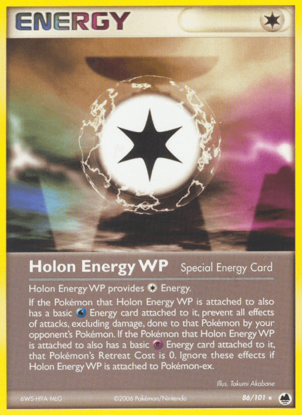 86, Energy, EX: Dragon Frontiers, Normal, Rare Holon Energy WP (86/101) [EX: Dragon Frontiers] - Trading Card World