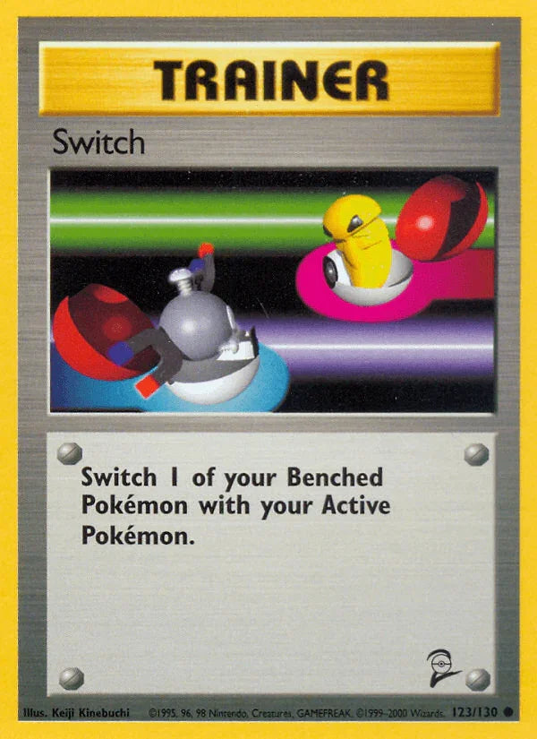 123, Base Set 2, Common, Normal, Trainer Switch (123/130) [Base Set 2] - Trading Card World